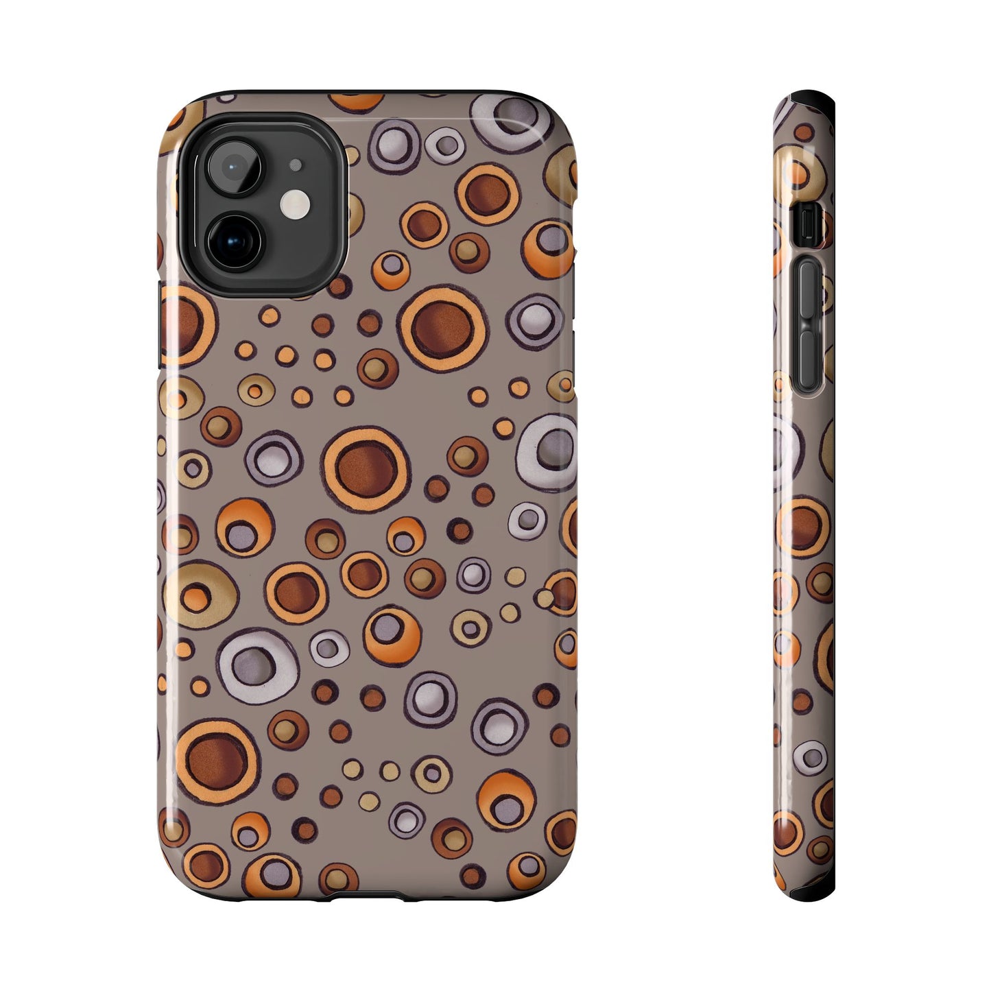 Doggy Dots Gray Phone Case