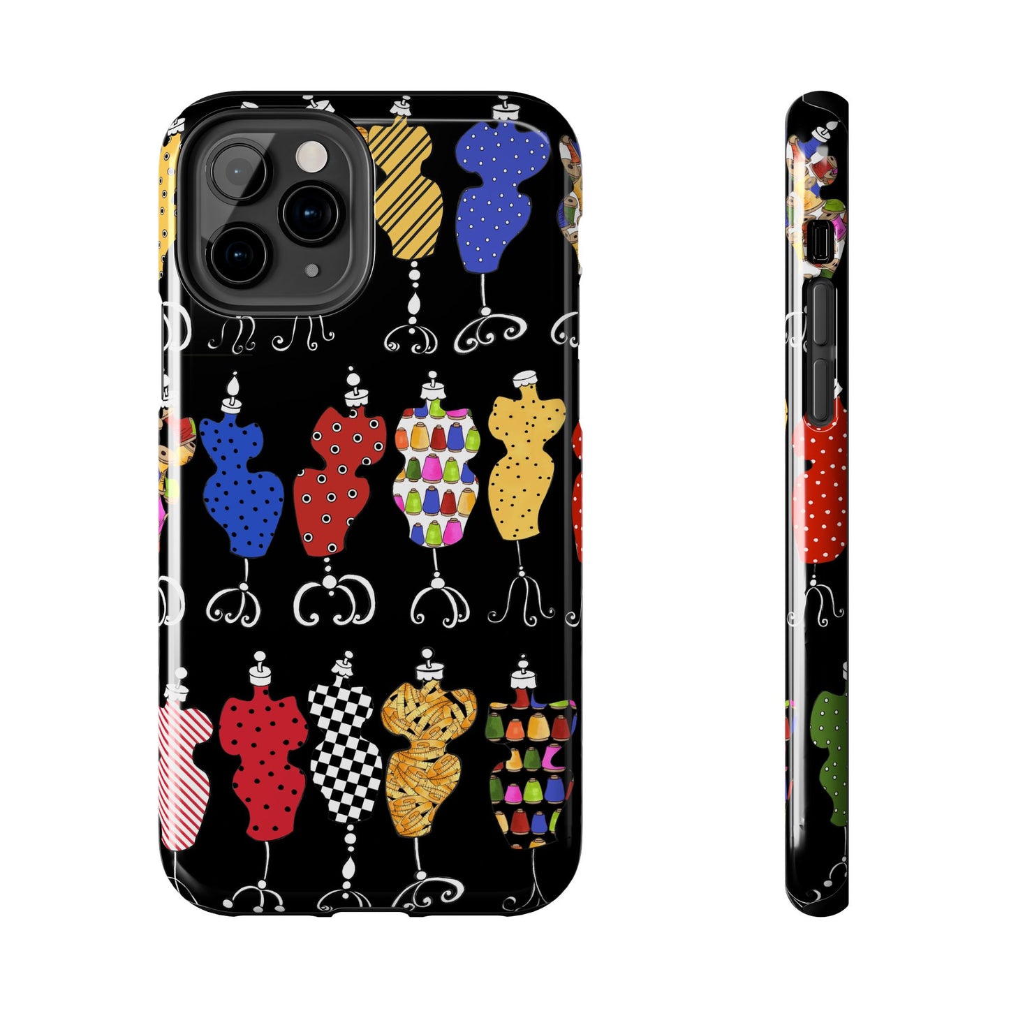 Go Figure Black / Multi Phone Case