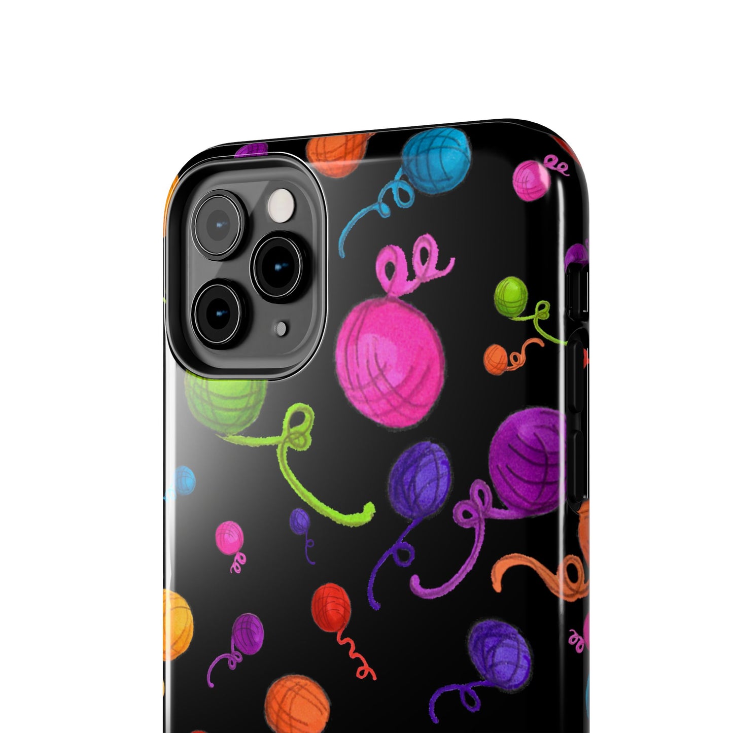 Yarniverse Black Phone Case
