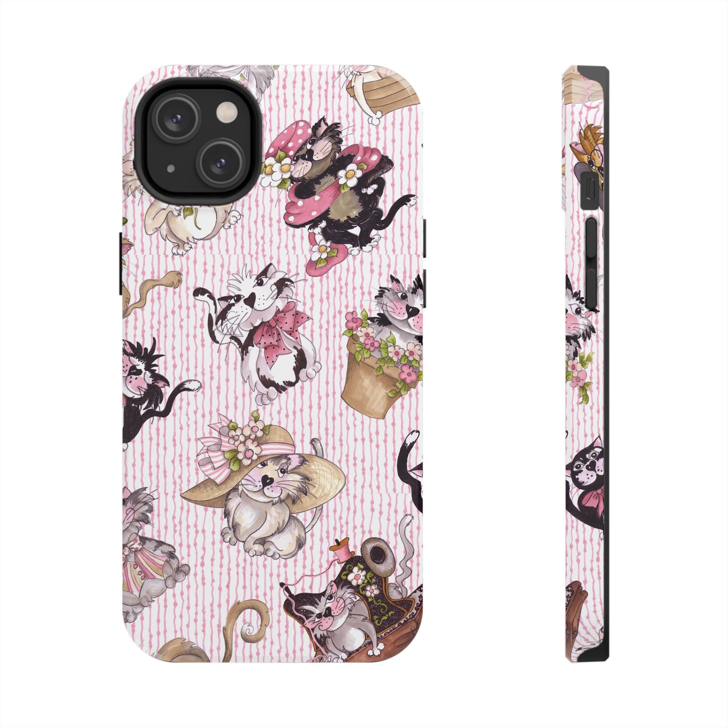 Fancy Cats Pink Phone Case