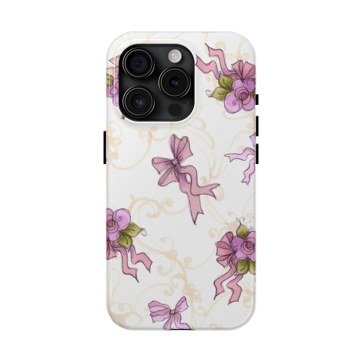 Flower Model Bow Flowers Phone Case