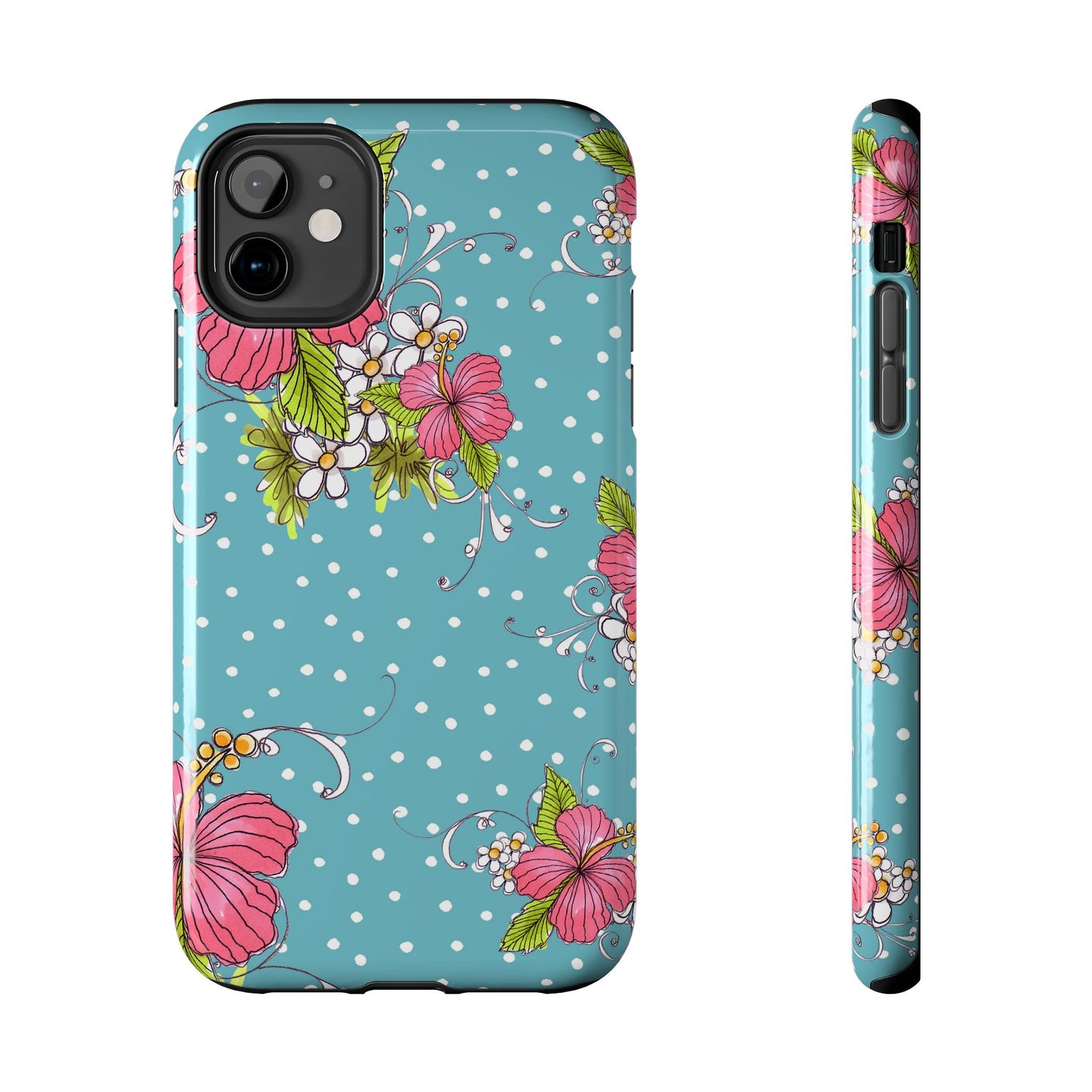 Lady Luau Turquoise Phone Case
