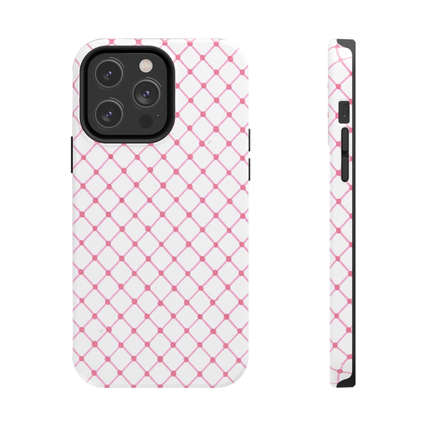 Cyclone Fence White / Pink Phone Case