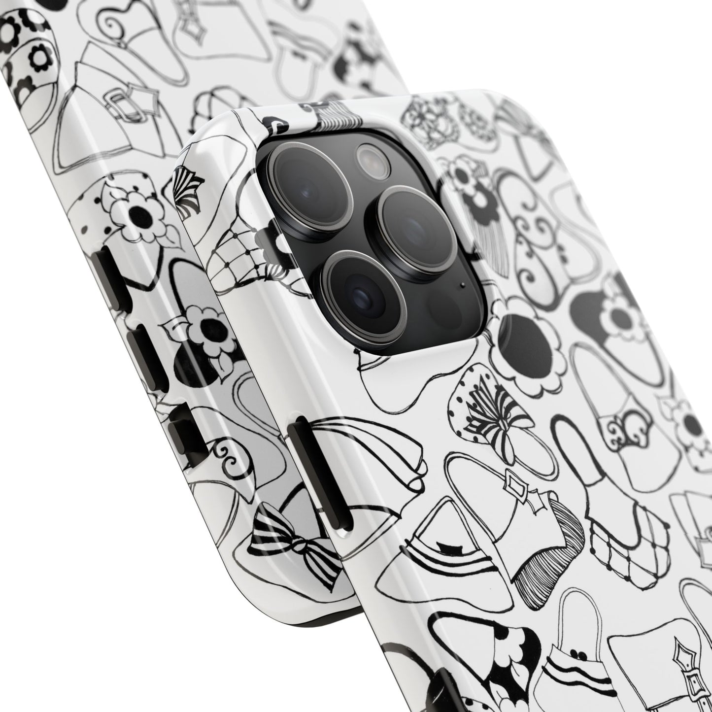 Handbags White / Black Phone Case