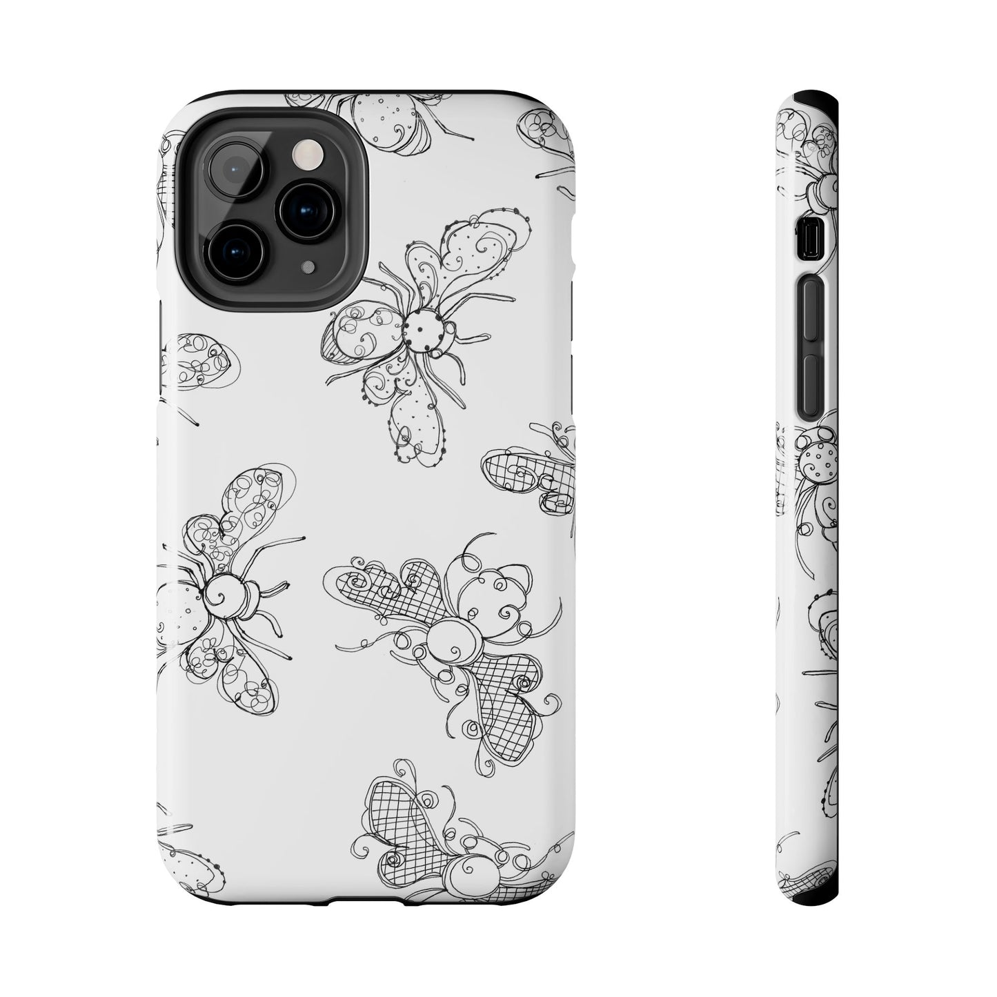 Busy Bees White Phone Case