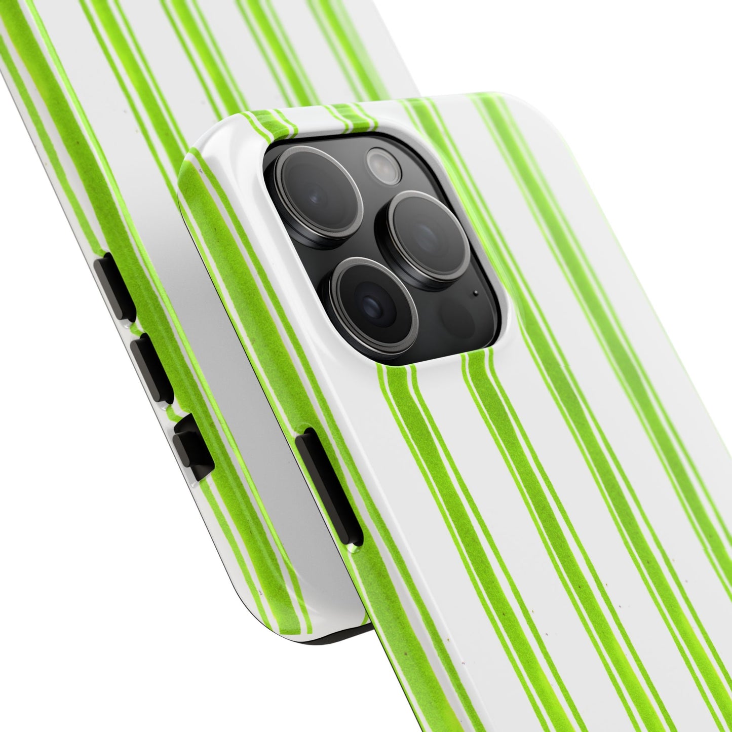 Awning Stripe Lime Phone Case