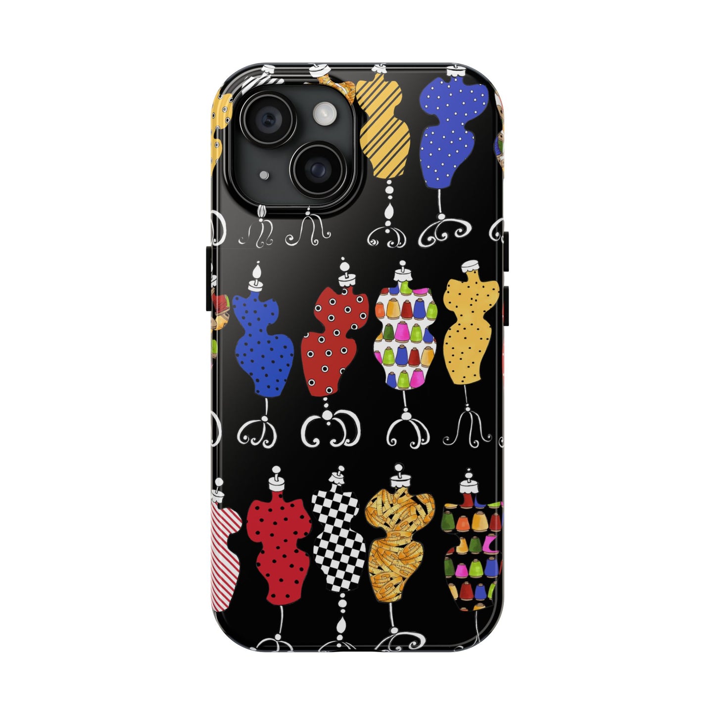 Go Figure Black / Multi Phone Case