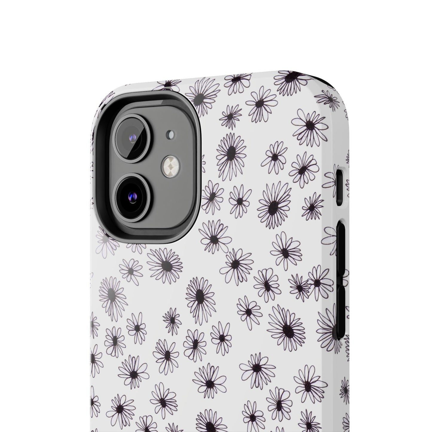 Random Daisy White / Black Phone Case