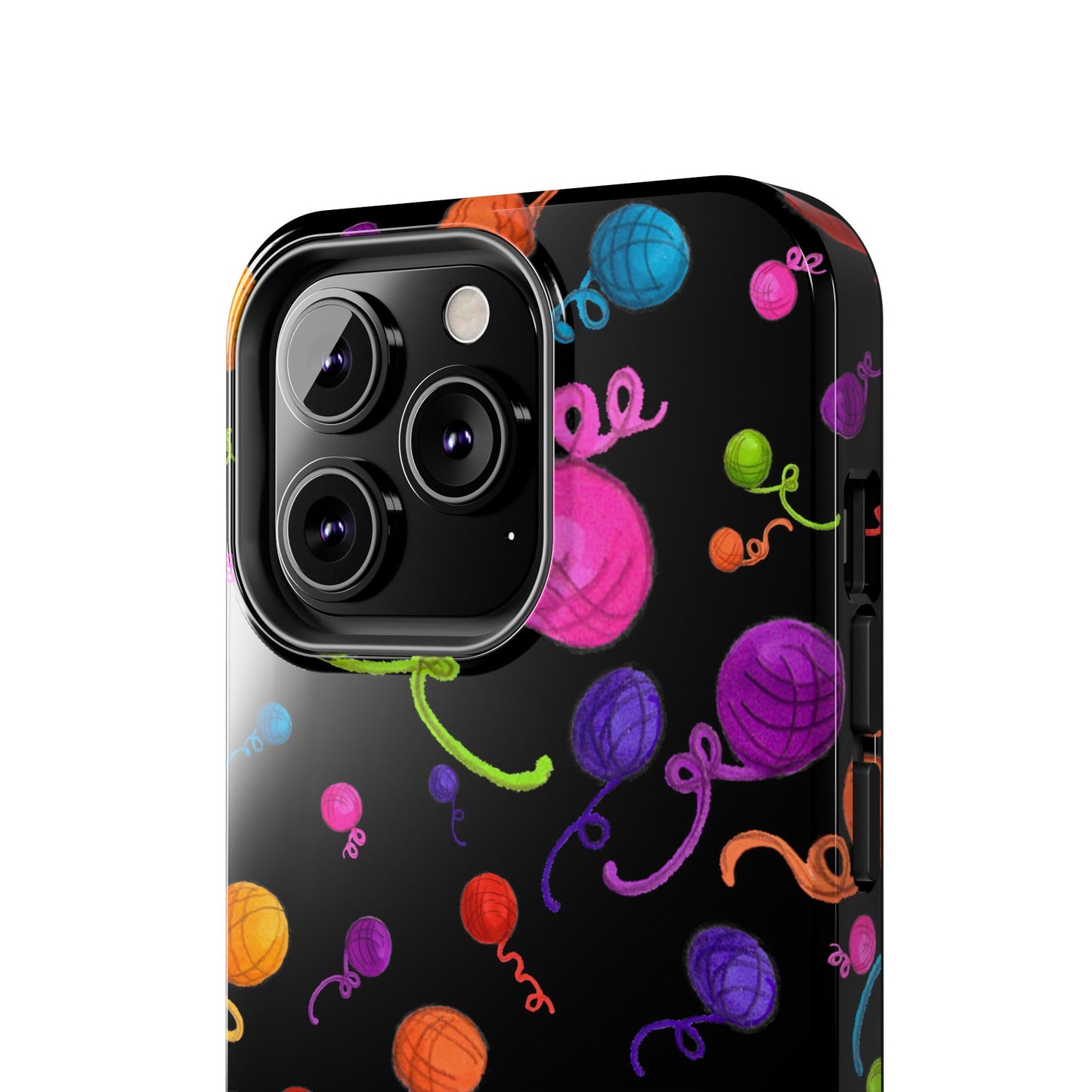 Yarniverse Black Phone Case