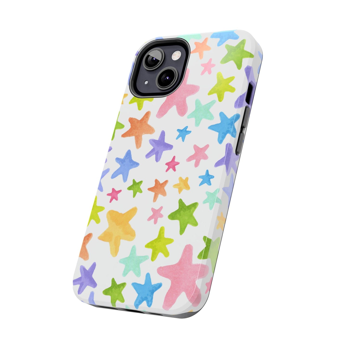 Happy Stars White Phone Case