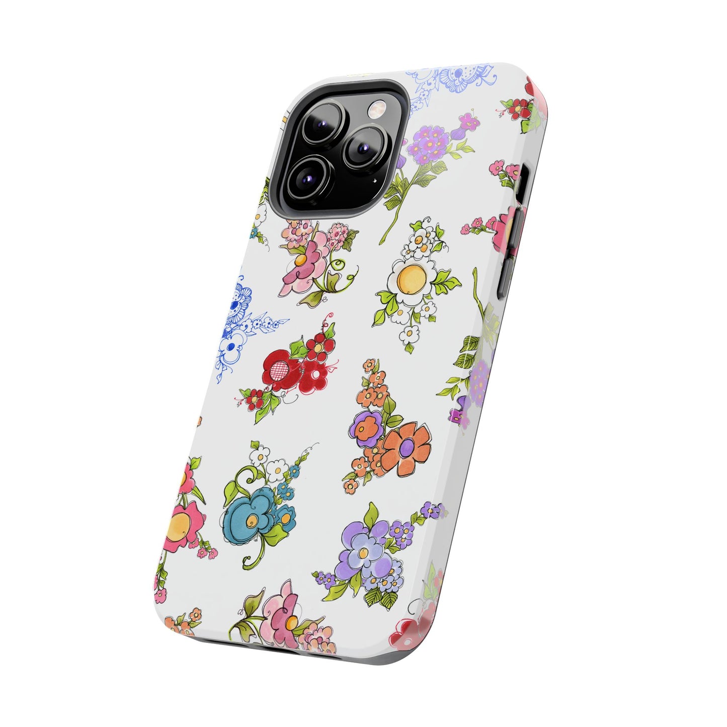 Mixed Bouquets White Phone Case