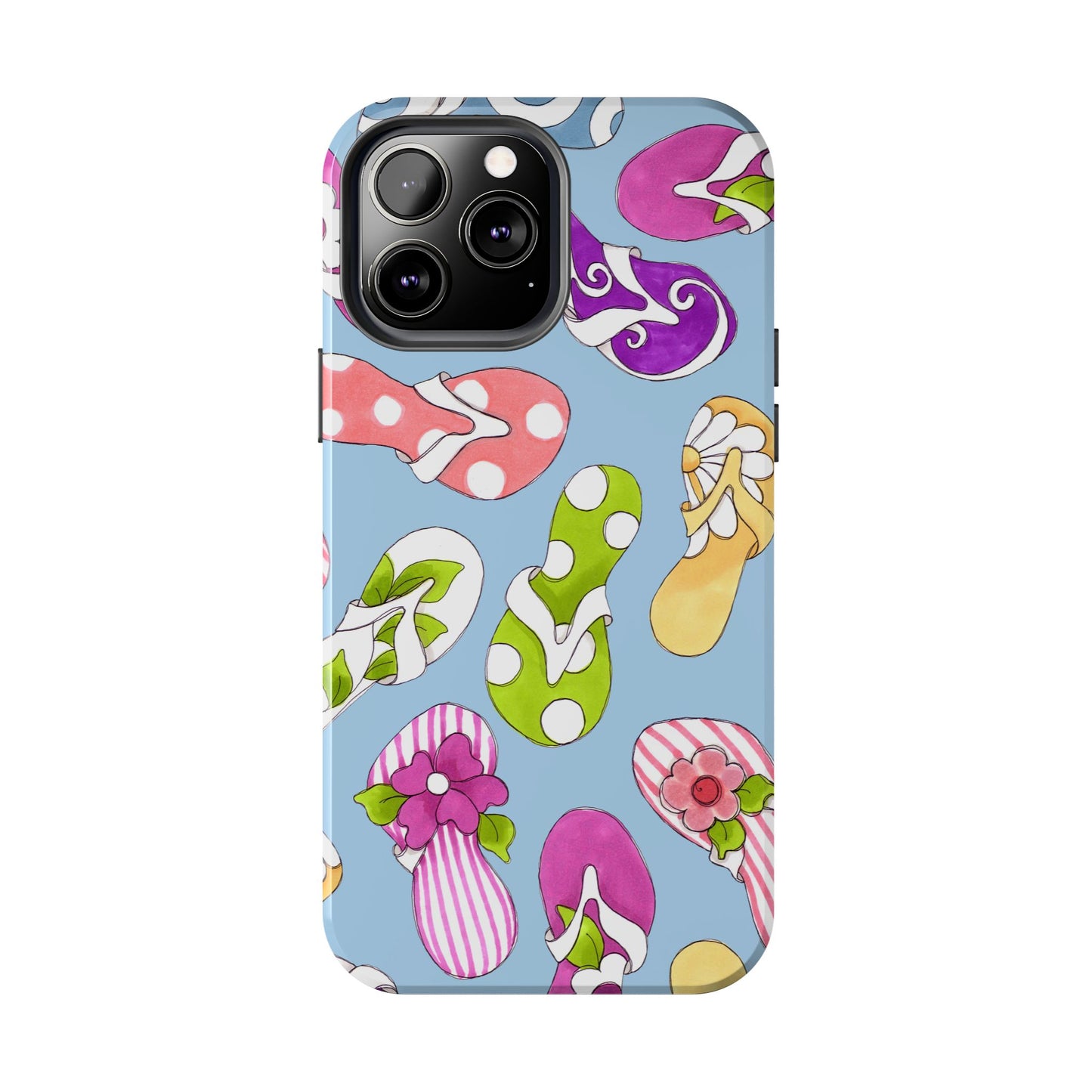 Flip Flops Blue Phone Case