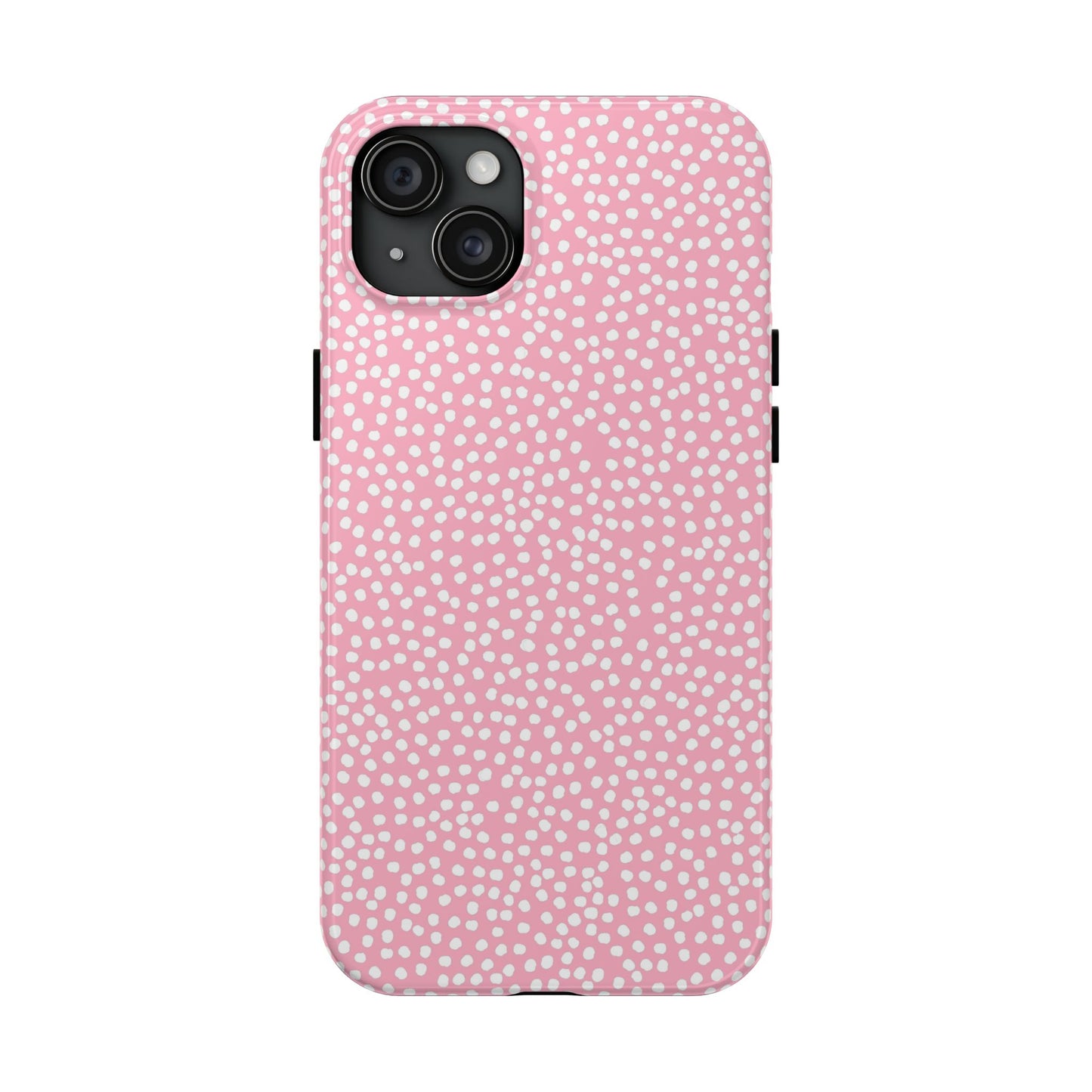 Bitty Dots Pink / White Phone Case