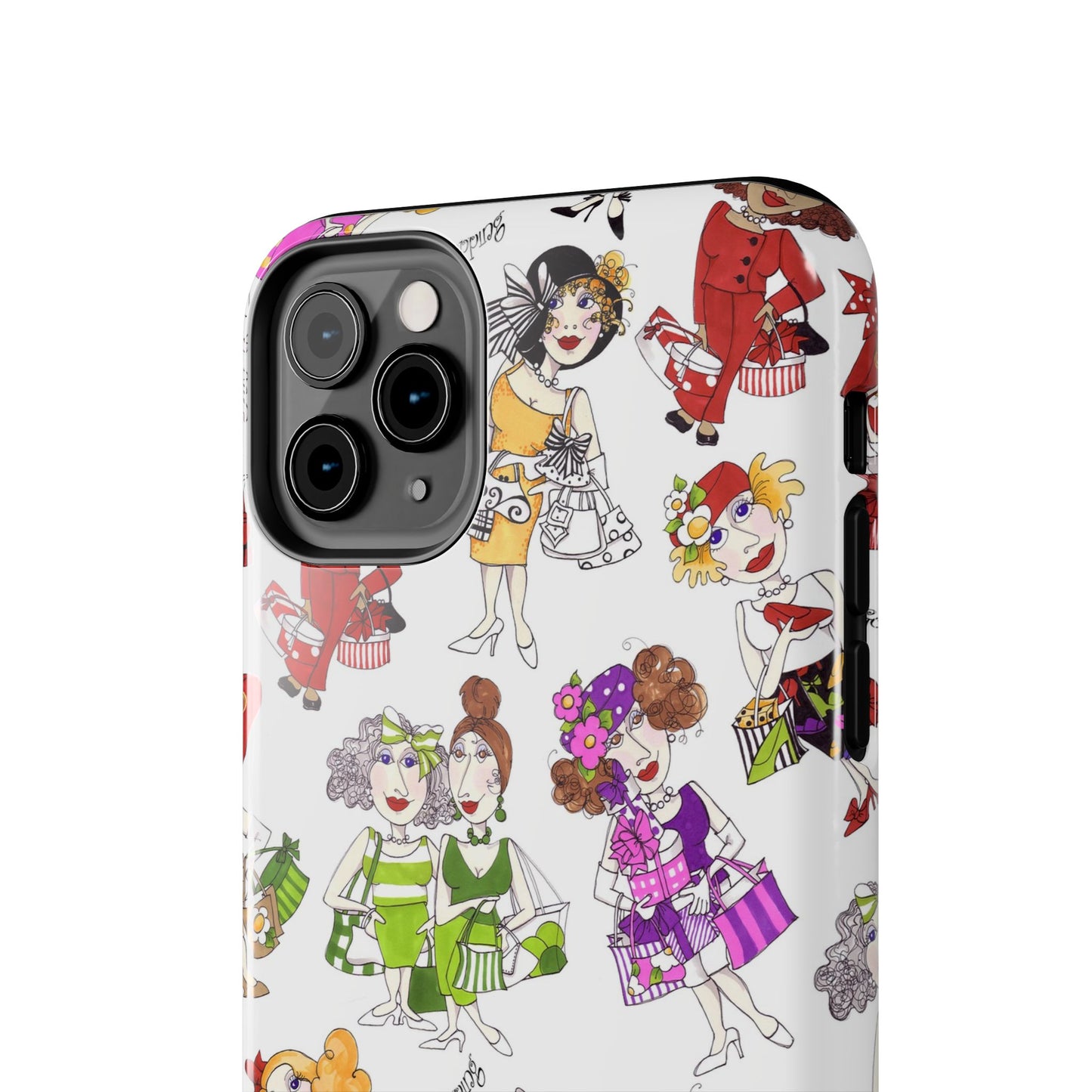 Gone Shopping Tossed White Phone Case