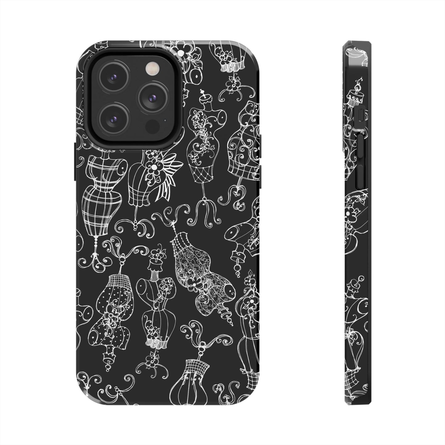 Mannequinique Black / White Phone Case