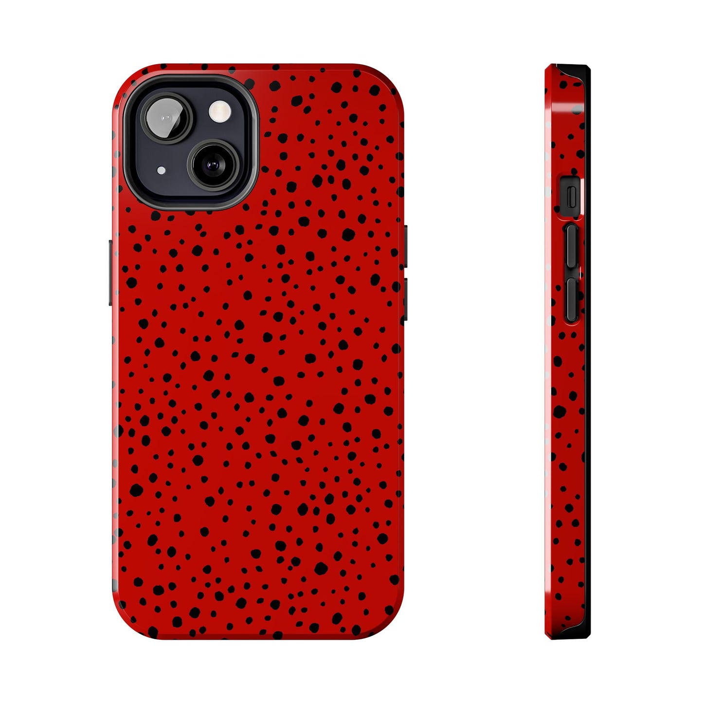 Pepper Dots Red / Black Phone Case