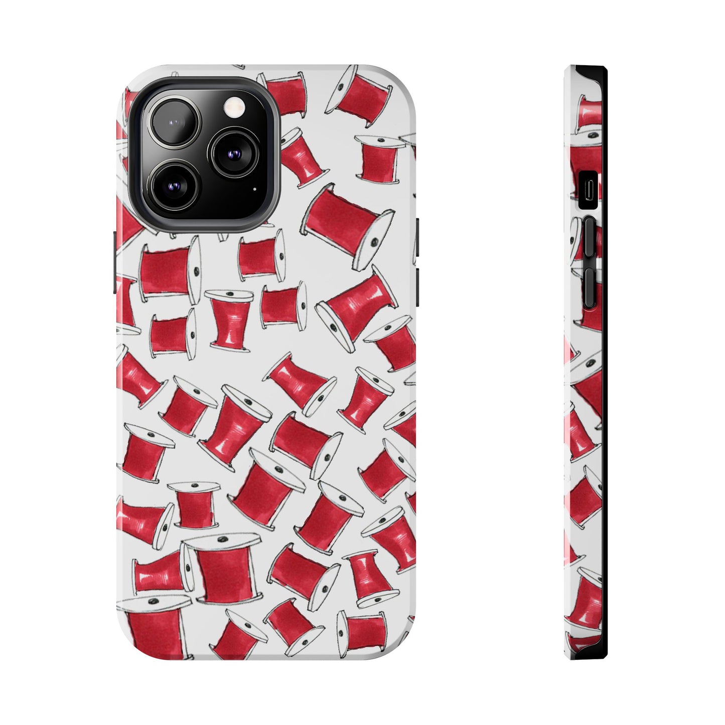 Red Thread White Phone Case