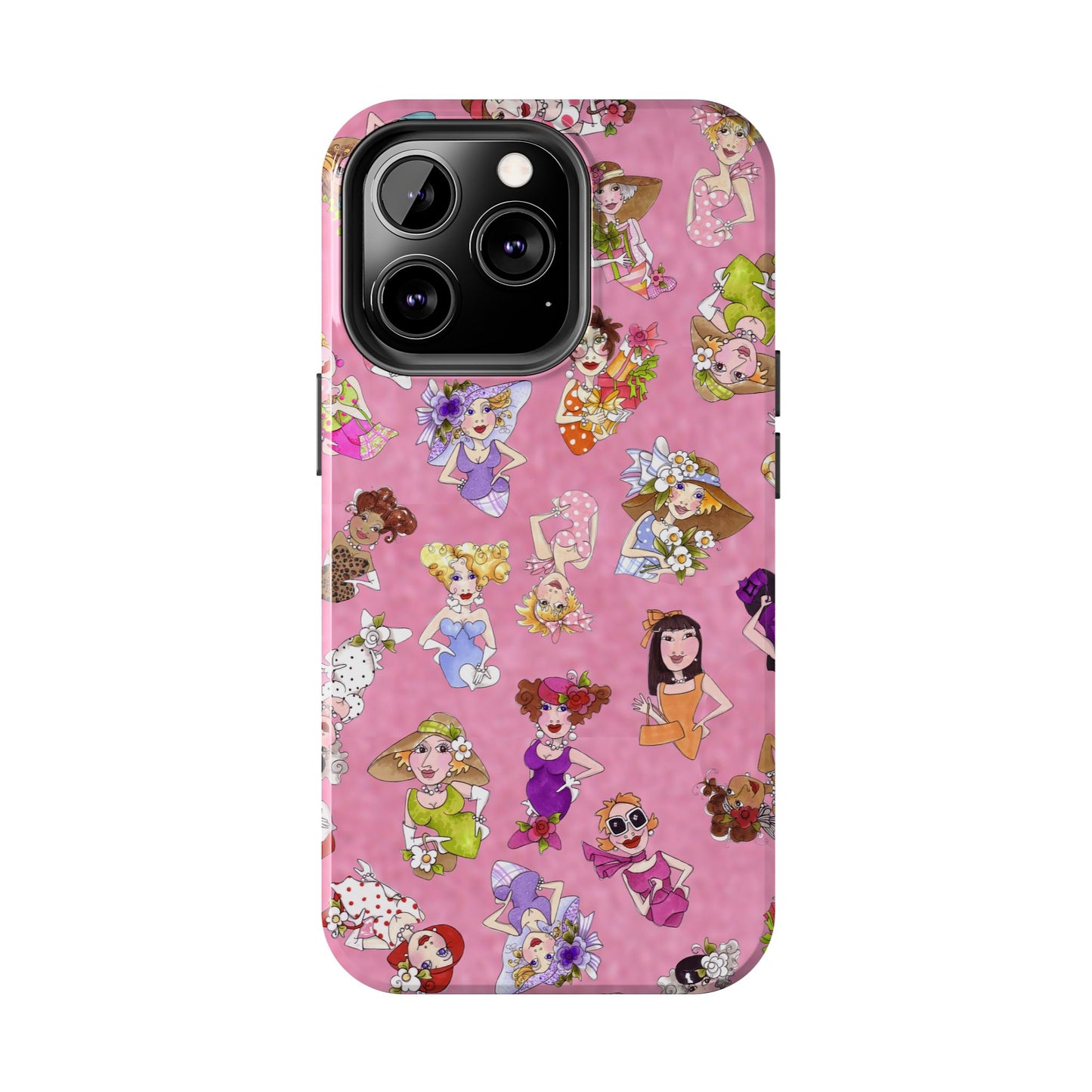 Fast Women Tossed Pink Phone Case
