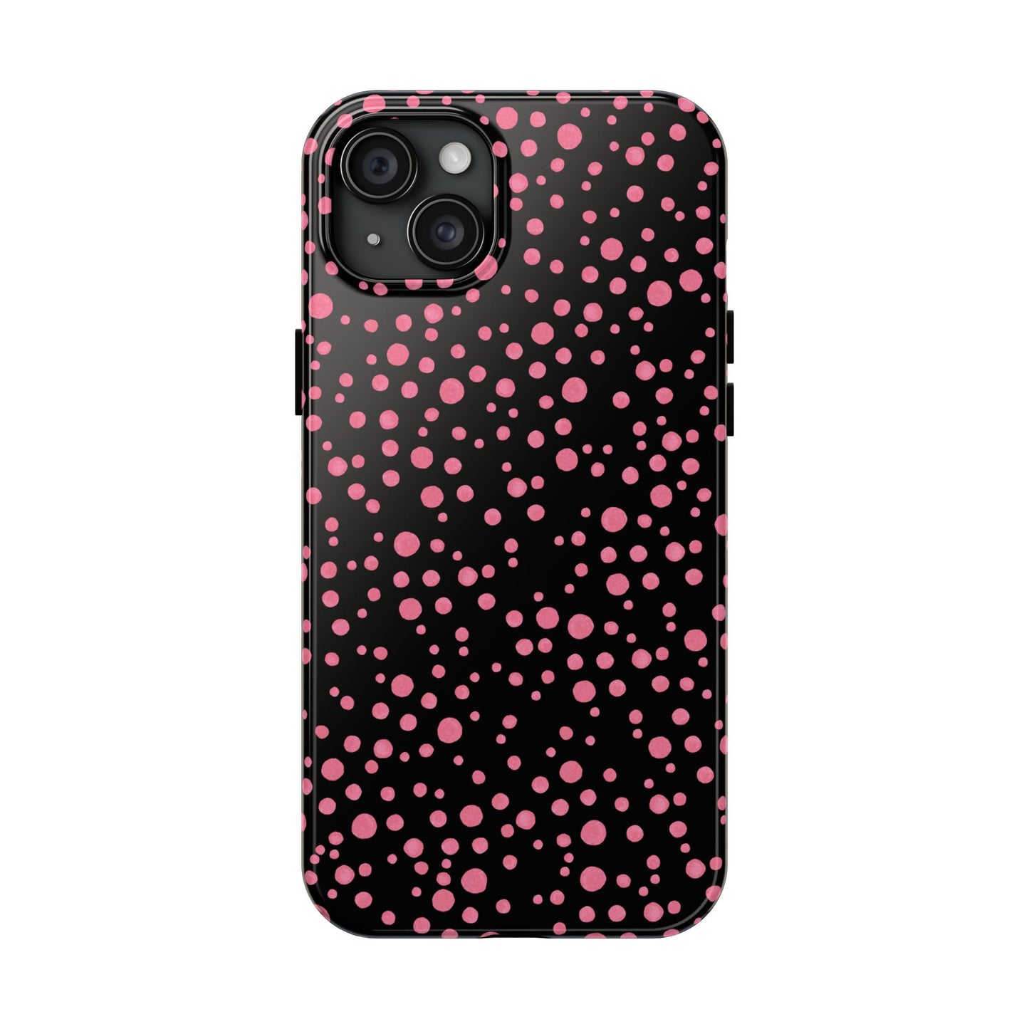 Balloon Dots Black / Pink Phone Case