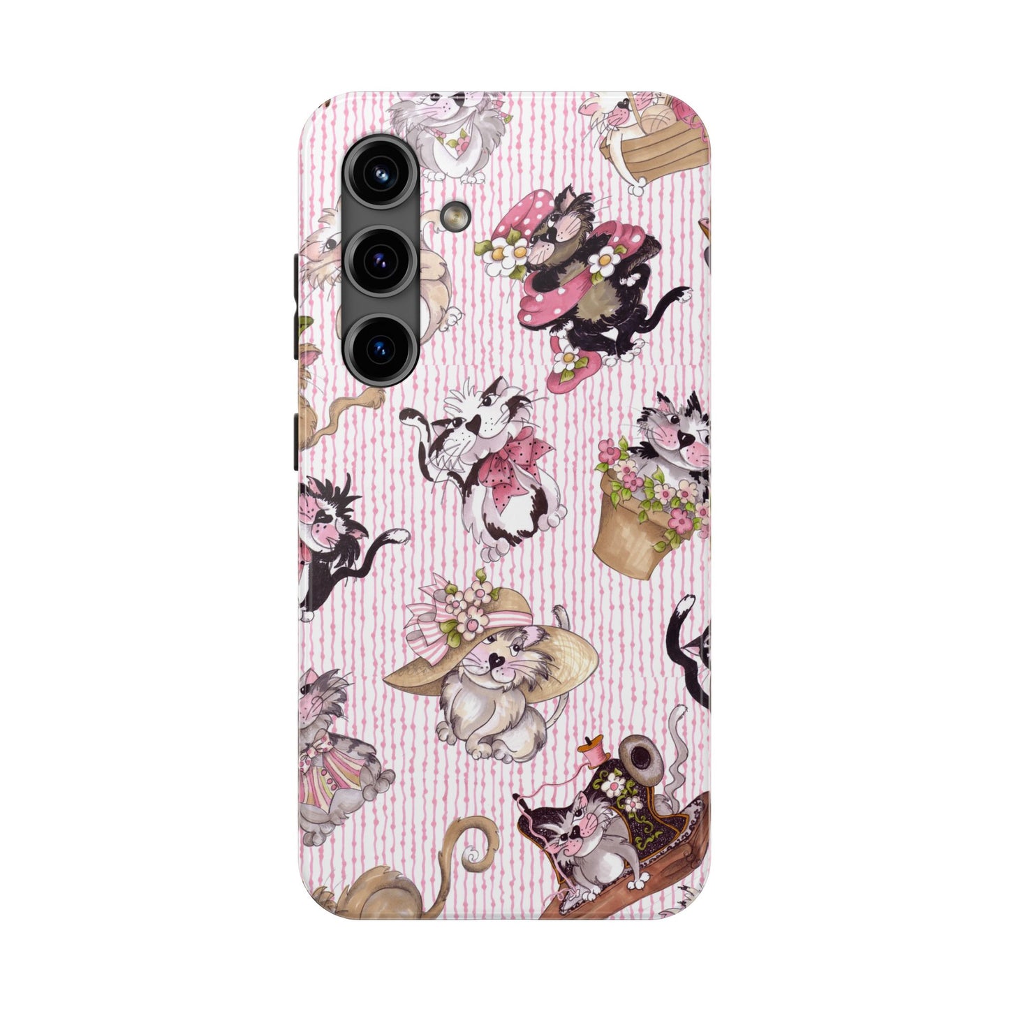 Fancy Cats Pink Phone Case