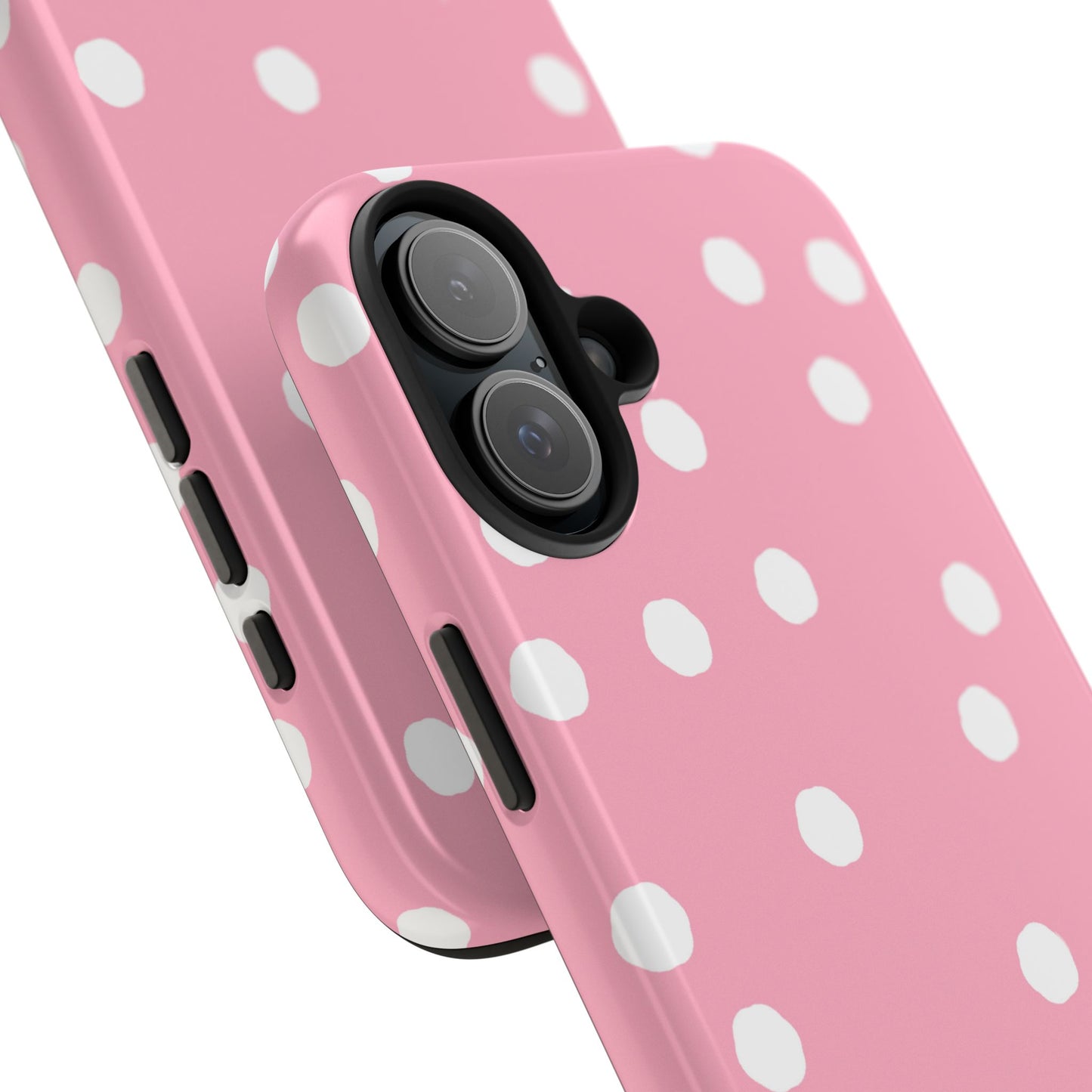 Jumbo Dots Pink / White Phone Case