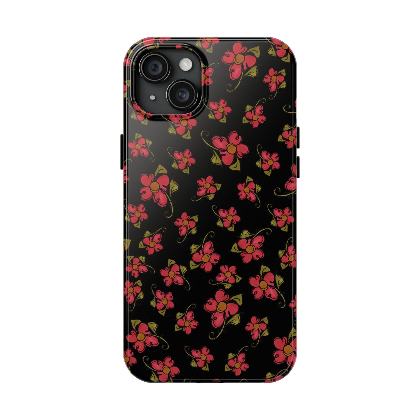 Daisy Caper Black Phone Case