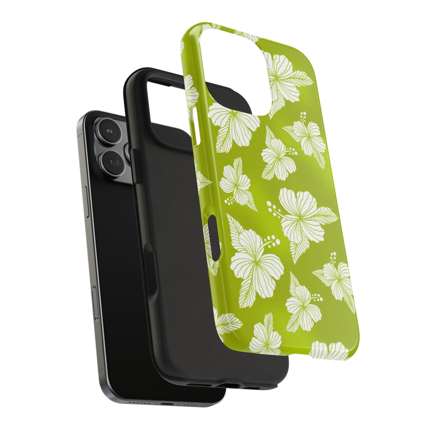 Hibiscus Green Phone Case