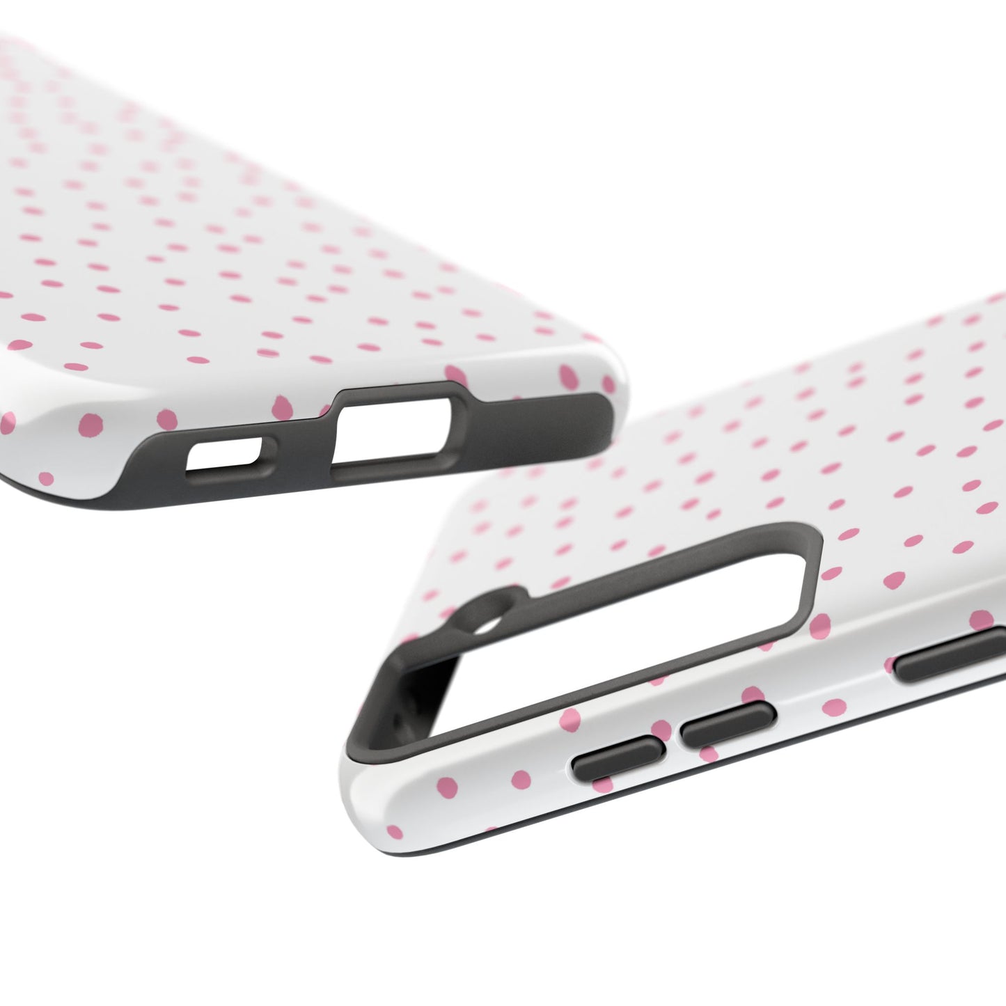 Dinky Dots White / Pink Phone Case
