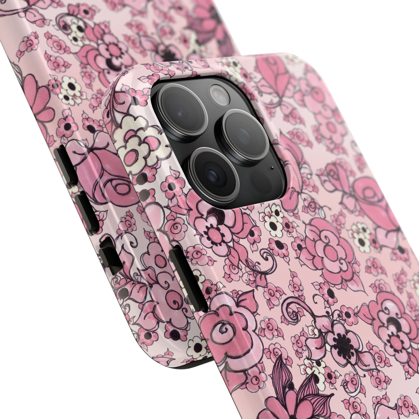 Profuse Posies Pink Phone Case