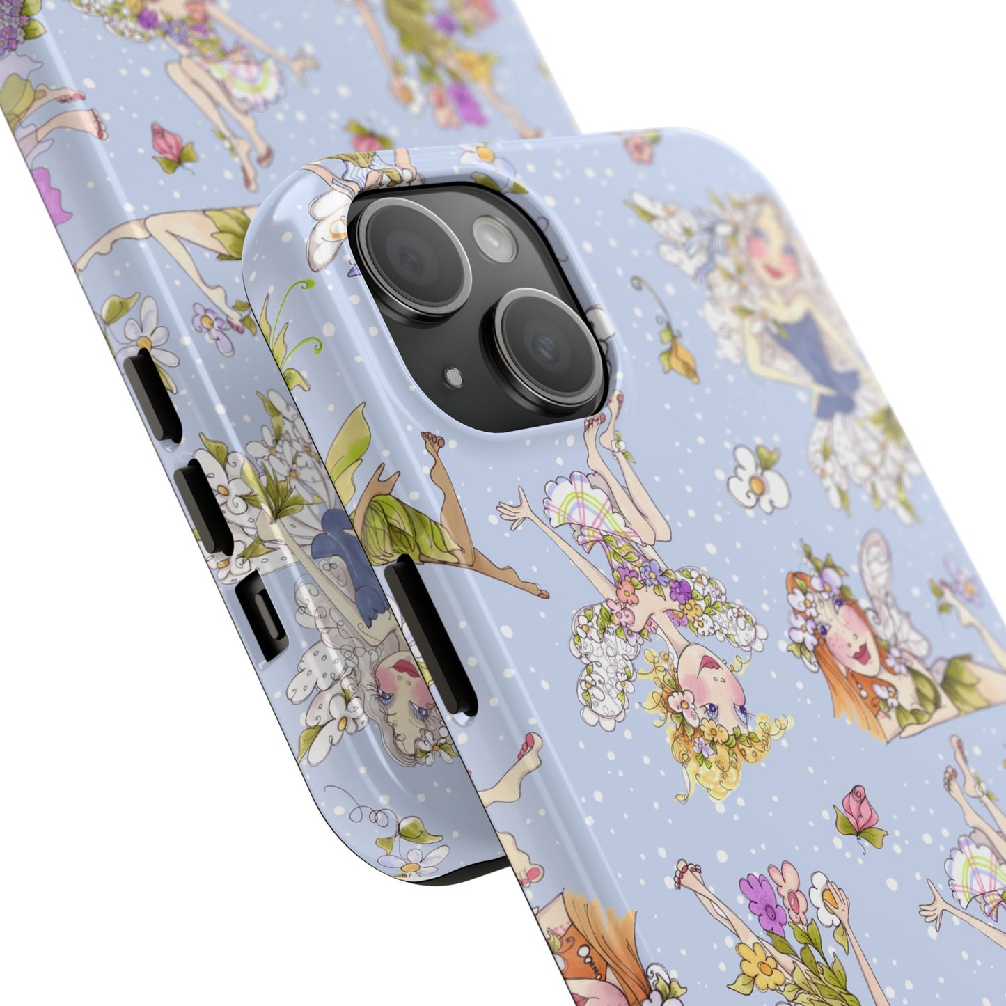 Tossed Fairies Blue Phone Case