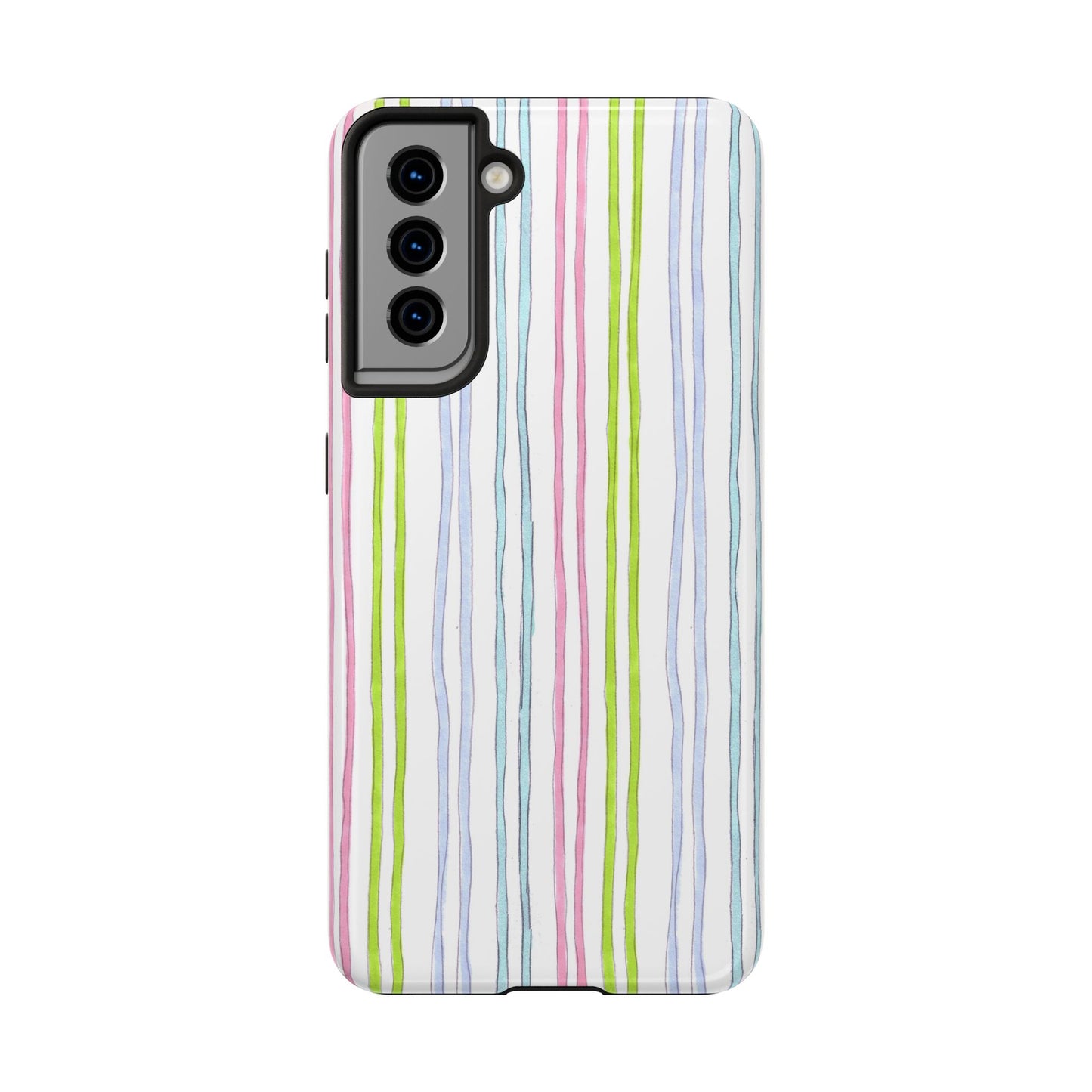 Belle Stripe White Phone Case