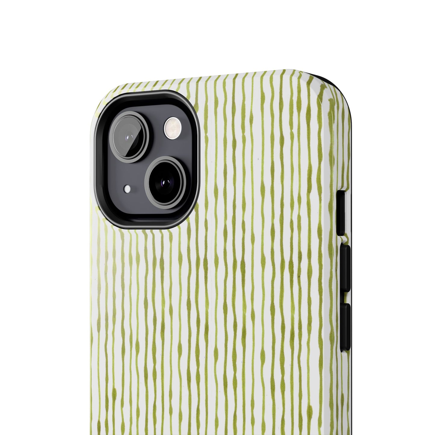 Faux Seersucker White / Green Phone Case