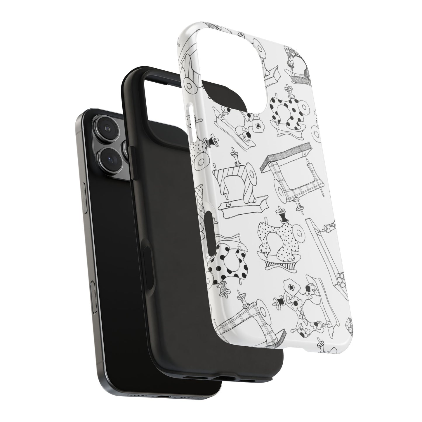 Sew Essential White Phone Case