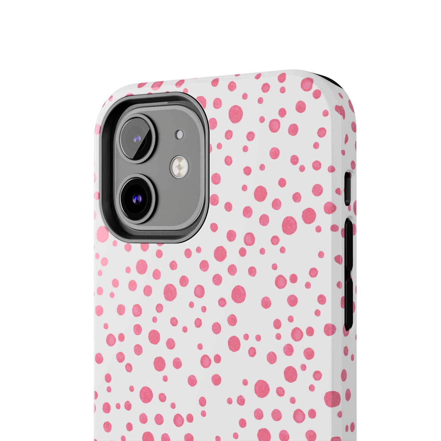 Balloon Dots White / Pink Phone Case