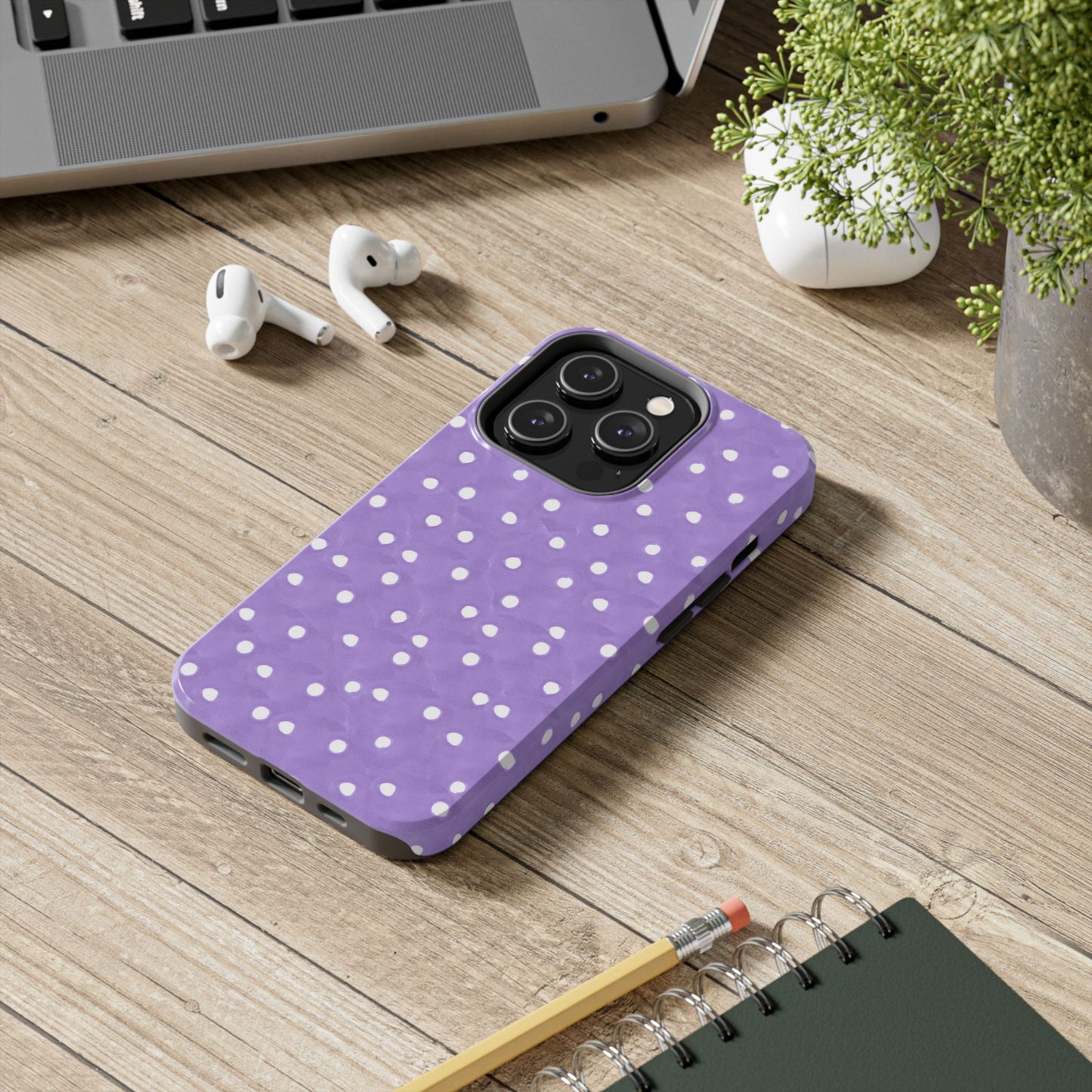 Curious Dots Purple Phone Case