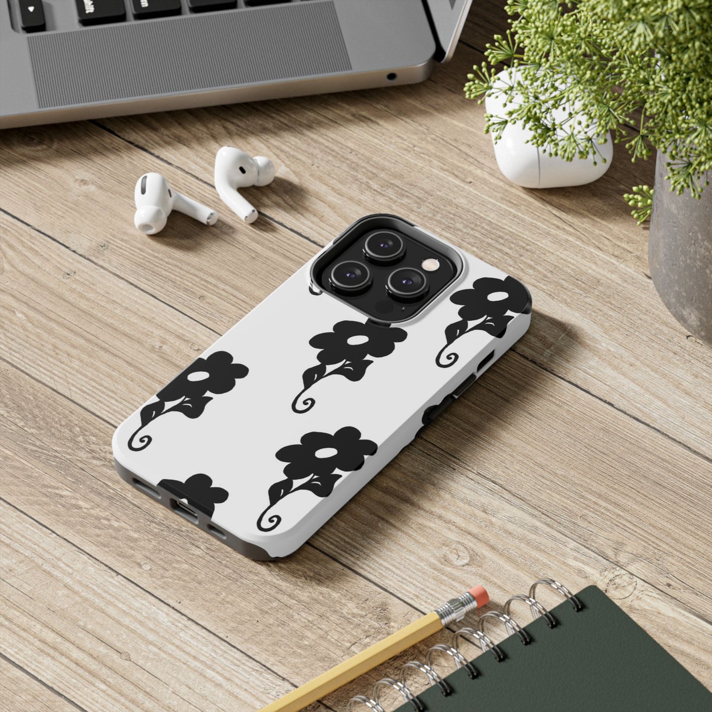Daring Daisy White Phone Case