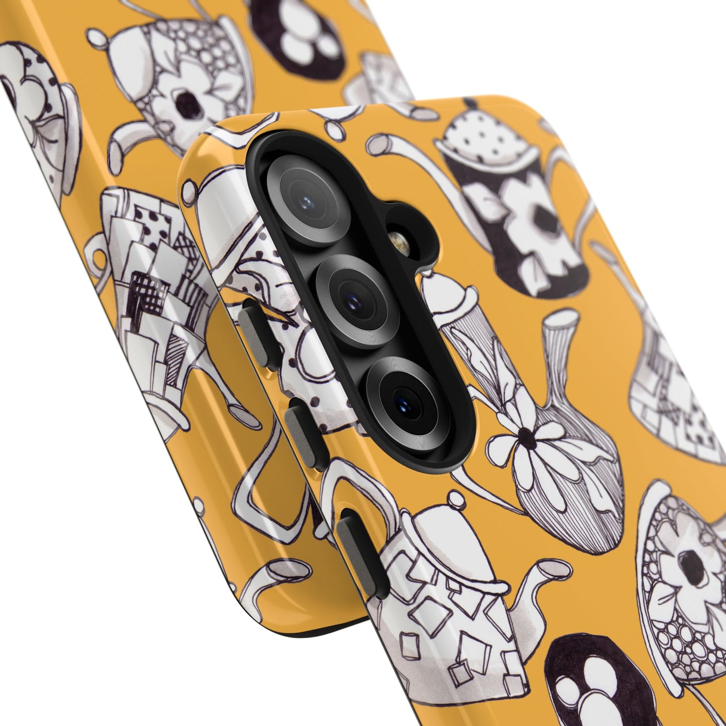 Fancy Pots Yellow Phone Case