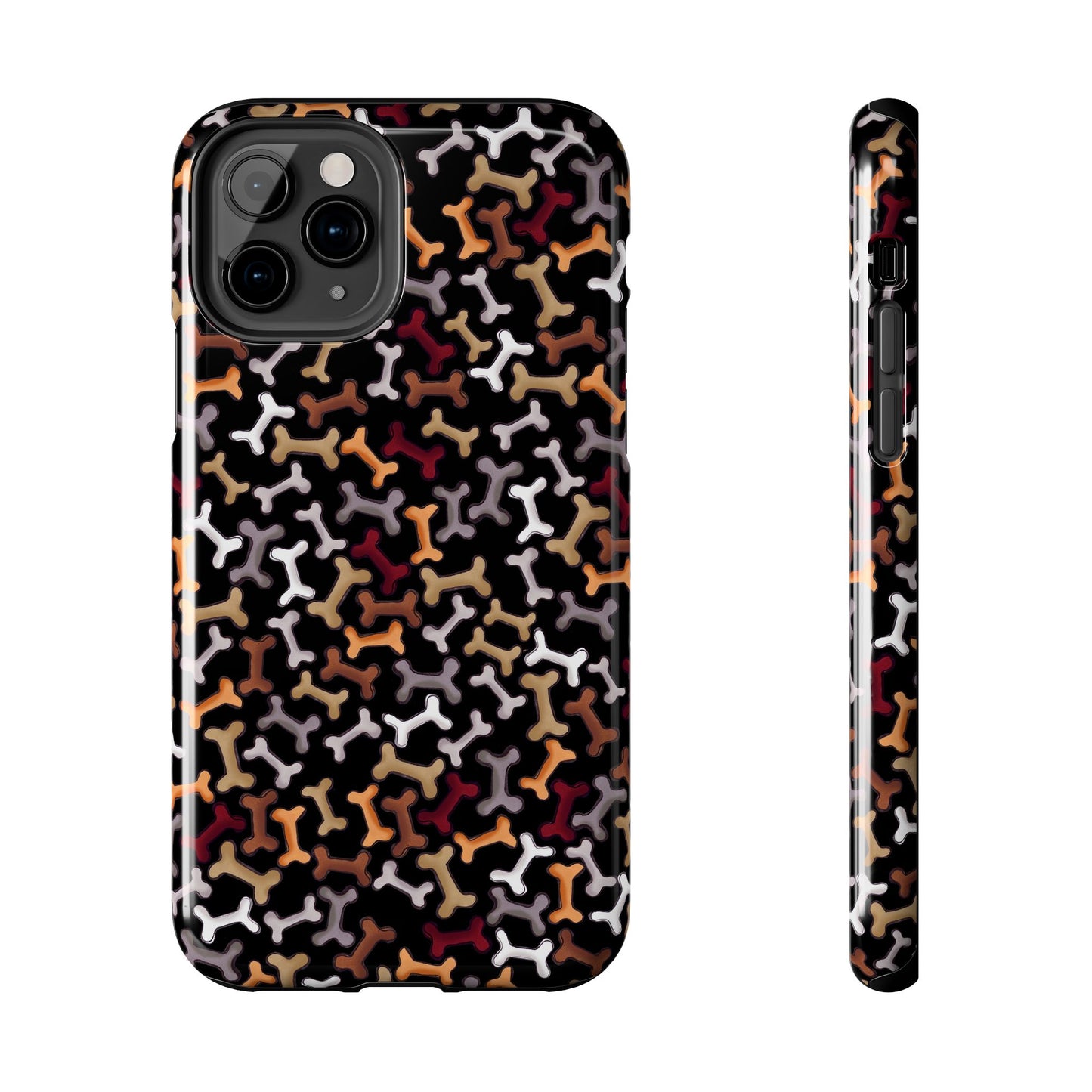 Dog Bones Black Phone Case
