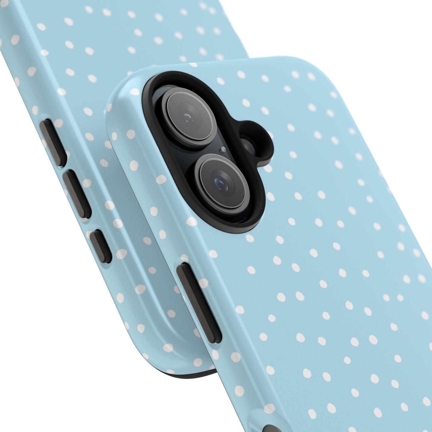 Dinky Dots Aqua / White Phone Case