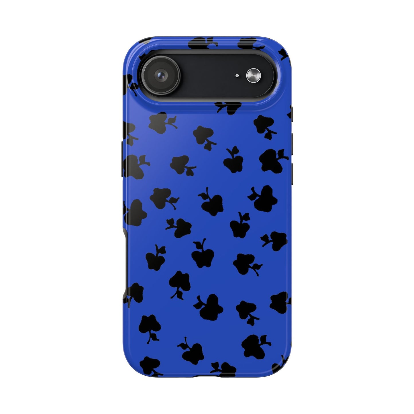 Happy Apples Blue / Black Phone Case