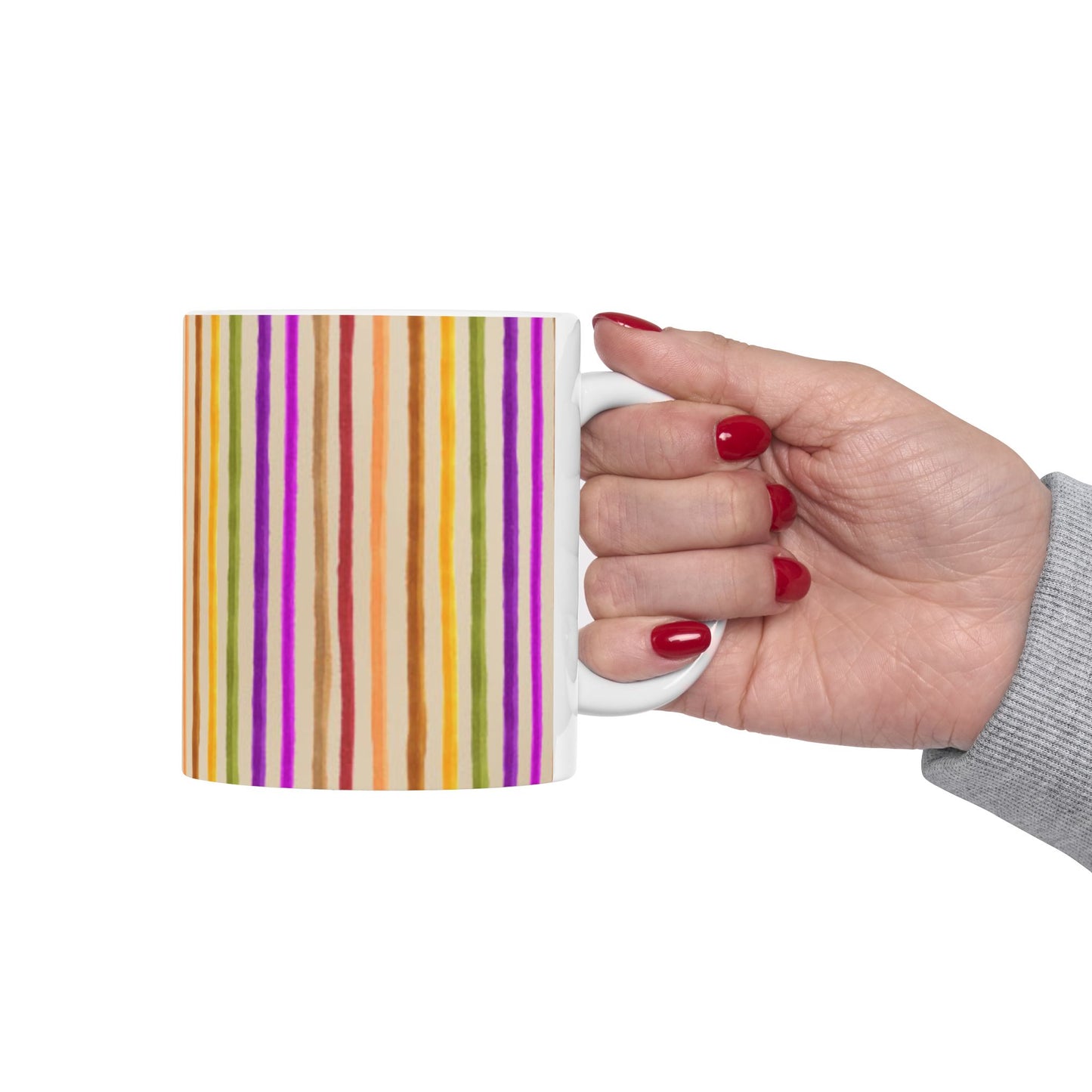 Spice Stripe Muslin Cup