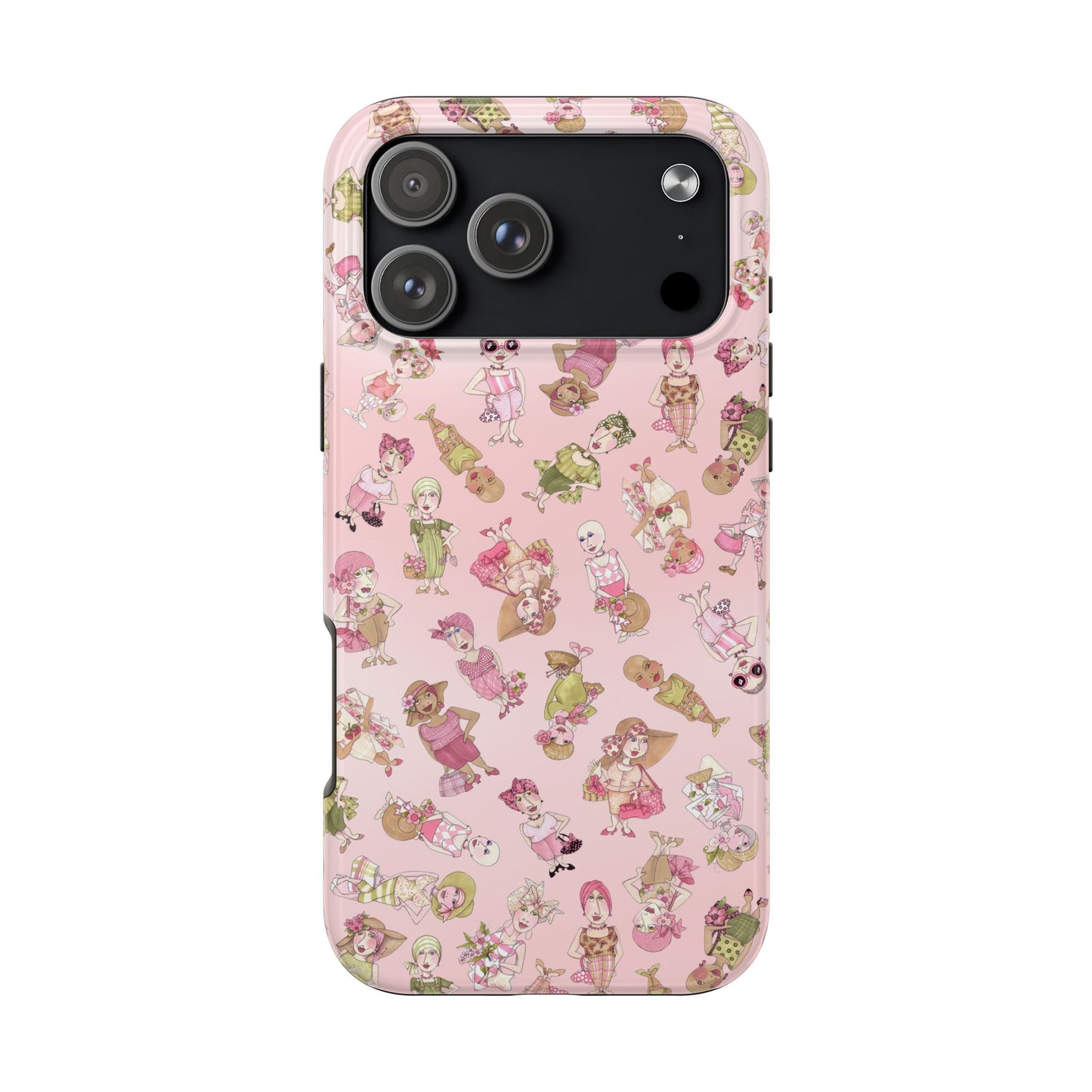 Tossed Ladies Pink Phone Case