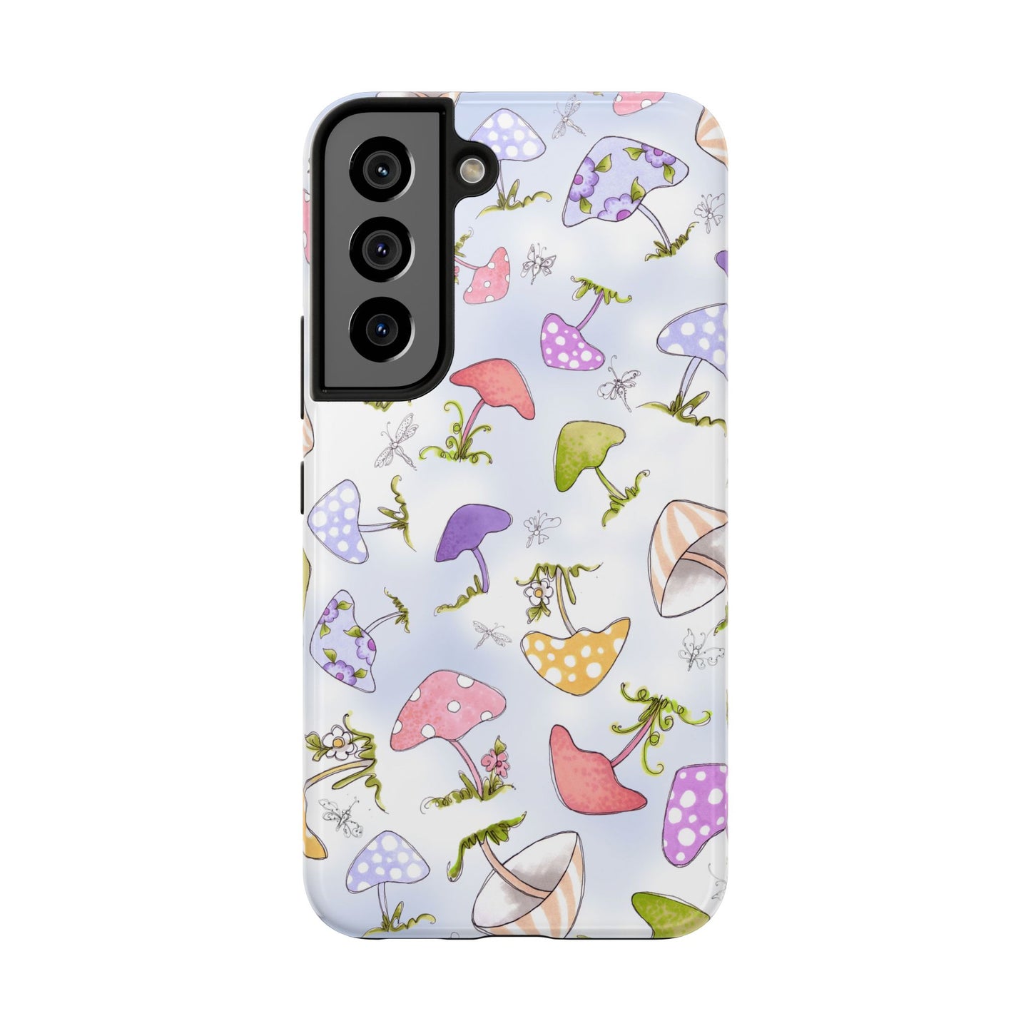 Mushroom Toss Blue Phone Case