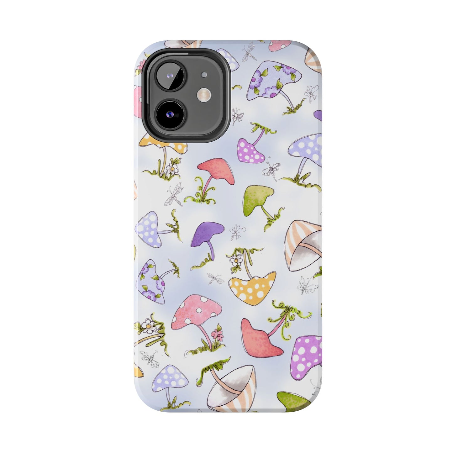 Mushroom Toss Blue Phone Case