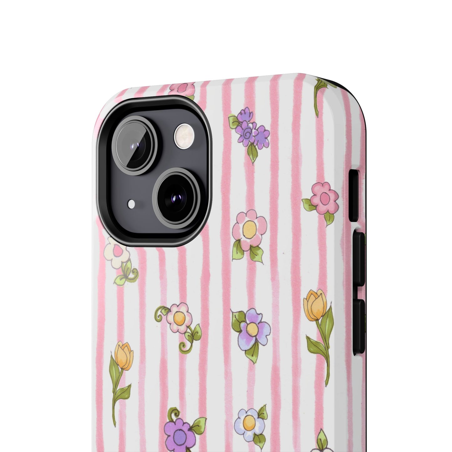 Pretty Posie Stripe Phone Case