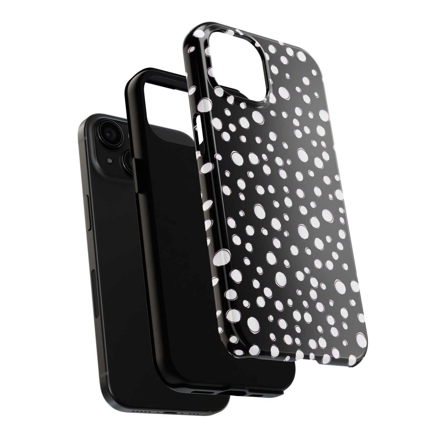 Pot Dots Black Phone Case