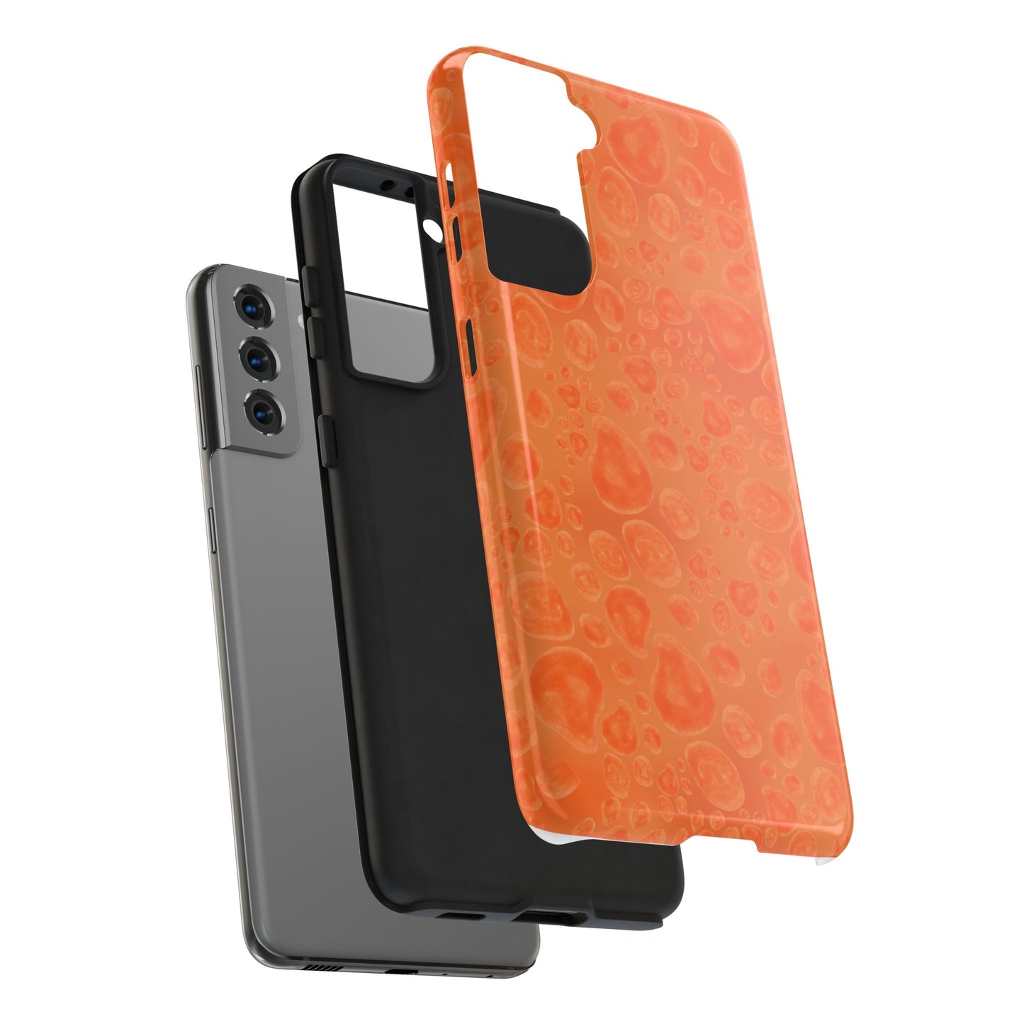Paw Dots Orange Phone Case