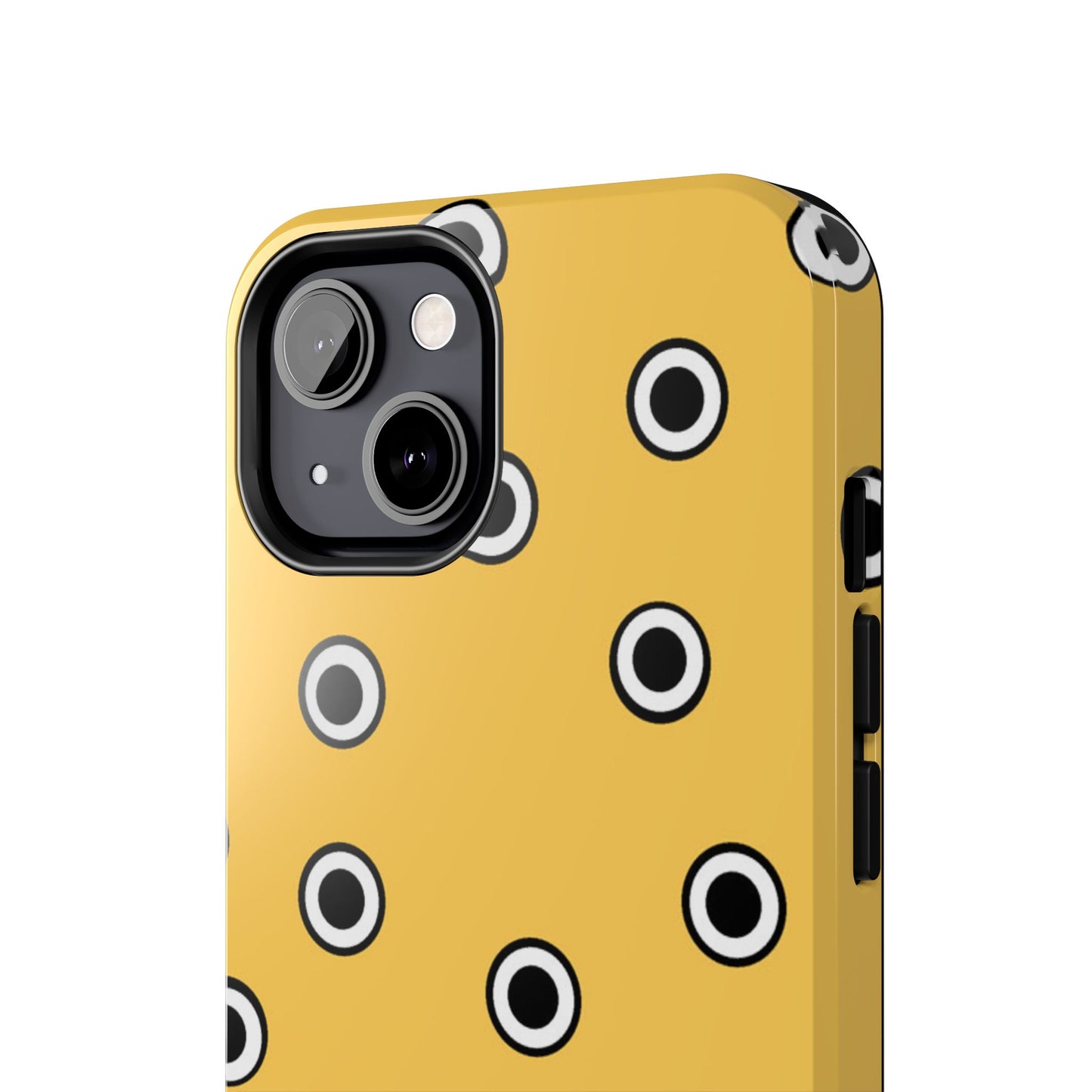 CD Dots Yellow / Black Phone Case
