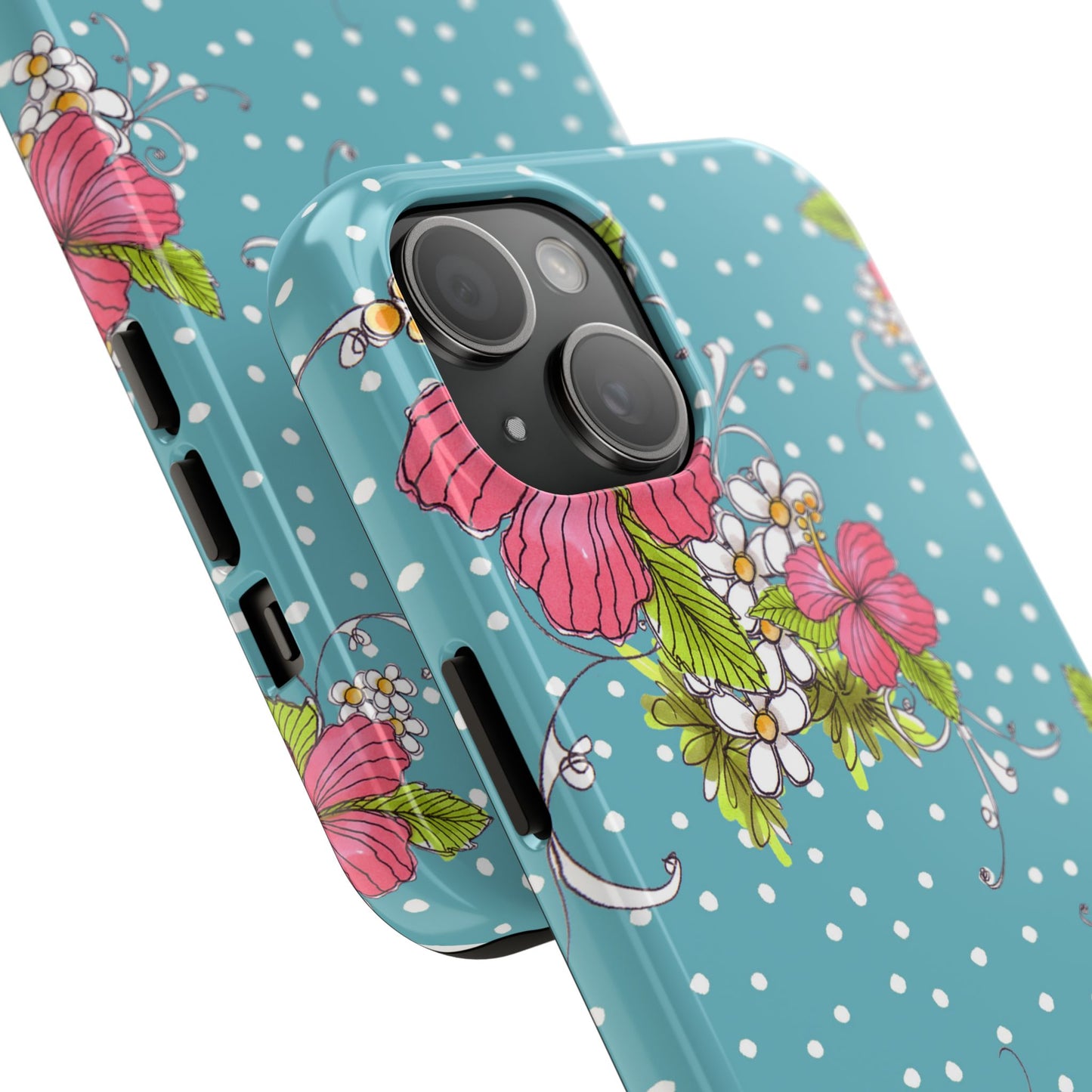 Lady Luau Turquoise Phone Case