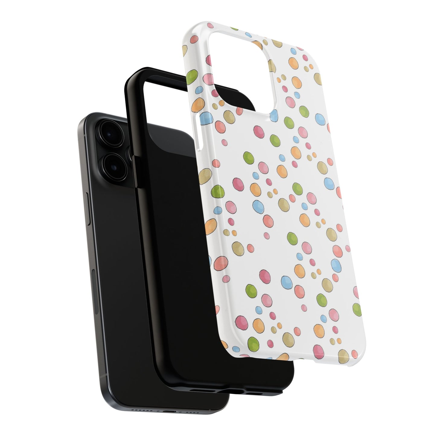 Clown Dots White Phone Case